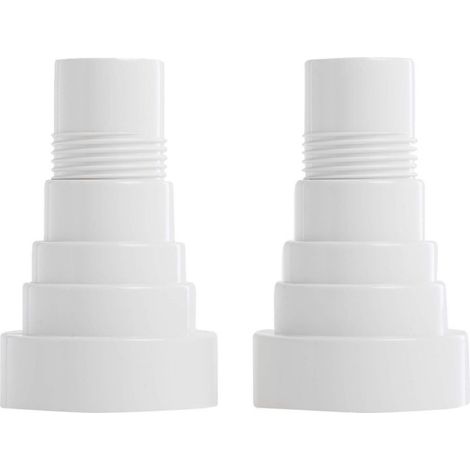 Intex und Bestway 4550 Multifunktions-Filterschlauchadapter-Set mit Unterlegscheibe (eins) (1/4)