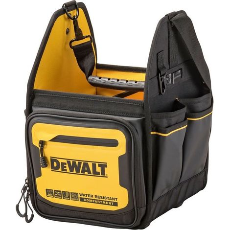 Dewalt – Sac à outils ouvert 34 poches – Tissu anti-eau IP54 – Tracolla rembourrée – DWST601051