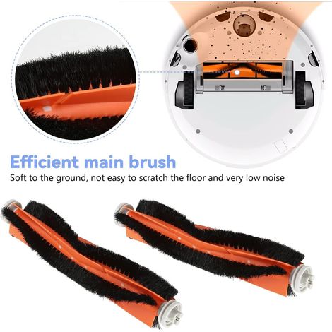 Remplacement pour Roborock S50 Pièces de Rechange pour Xiaomi mi Robot Mijia Robot Balayeuse Roborock S51 S55 S5 S6 S5Max T4 T6 Accessoires (1/5)