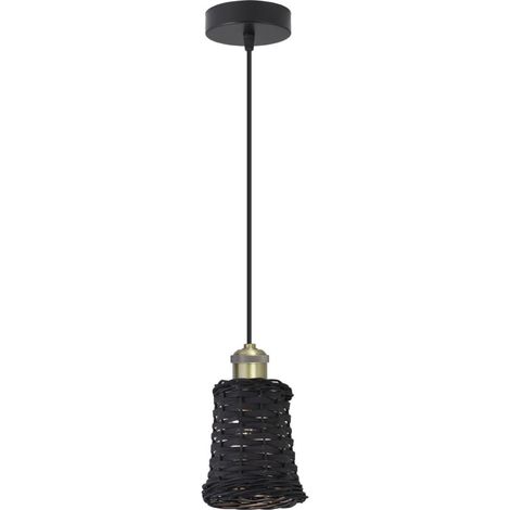 Colgante modelo Alexia acabado negro 24 cm(alto)13 cm(ancho)13 cm(largo) (1/3)