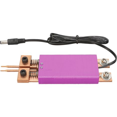 Stylo de soudage par points à batterie professionnel tout-en-un à gâchette automatique pour usage domestique et industriel, 4-12 V CC, violet (1/5)