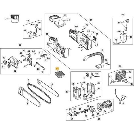SCHEDA ELETTRONICA CS 48 ORIGINALE STIGA - 118803468/1