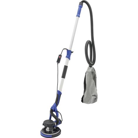 Ponceuse électrique pour cloison sèche 750 W 800-1800 tr/min Ponceuse de plafond 6 vitesses réglables Ø 255 mm girafe Outil électrique Ponceuse avec 6 papiers abrasifs (1/5)