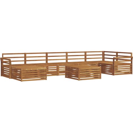 Outdoor Sofa Set 8 pcs Natural vidaXL (1/5)