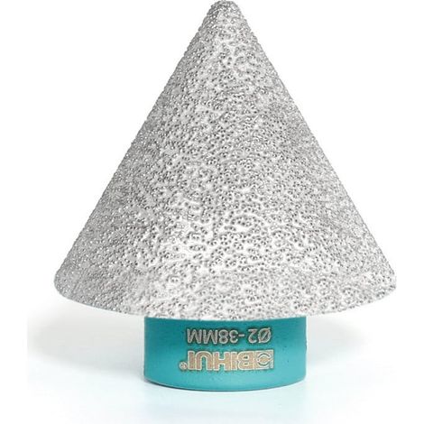Fraise conique diamantée 2 à 38 mm (M14) BIHUI By PAVILIFT