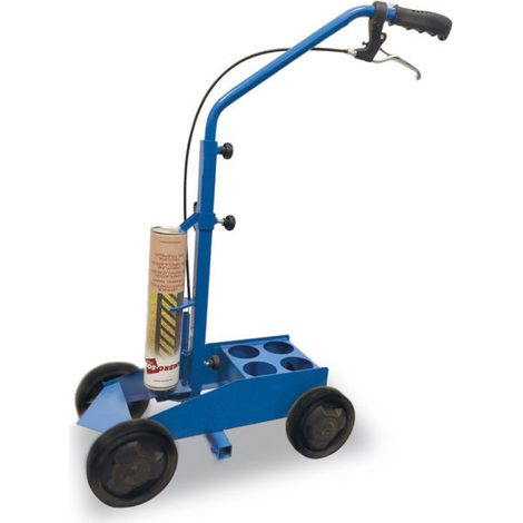Chariot de tracage avec 4 porte-aérosol (livré sans peinture) - Ambro Sol