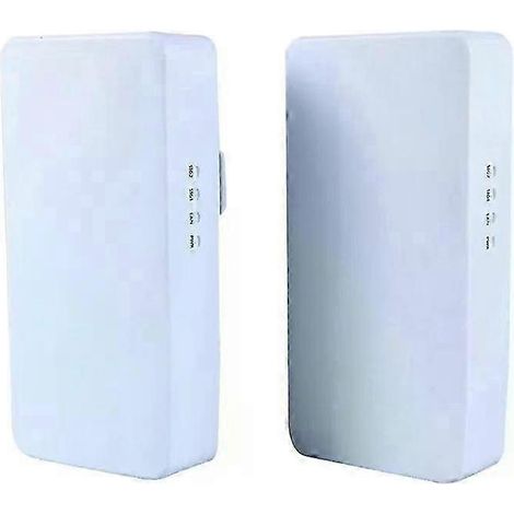 2 Stück Outdoor-WLAN-Router, WLAN-Bridge, WLAN-Repeater mit 1 km Reichweite, 24 V PoE, EU-Stecker – JXLGV (1/5)