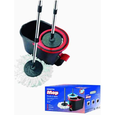 Secchio Strizzatore Push & Spin a Pedale 13 Litri Kasaviva