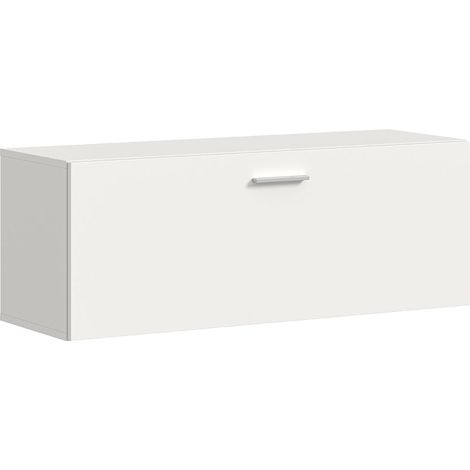 Vaga Schuhschrank hängend 104x39cm 1 Klapptür weiß.
