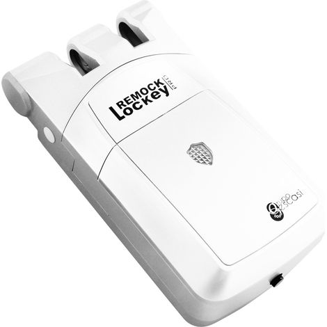 Remock Lockey Pro RLP4W Serratura di Sicurezza Invisibile con 4 telecomandi, 3 W, 3 V, Bianco, 0 (1/5)