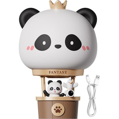 Panda Lampe Panda Mignonne Lampe de chevet Montgolfire (1/5)