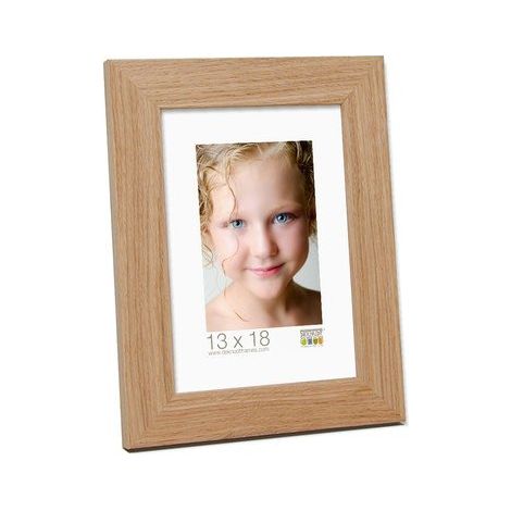 Cadre Photo Bois Chêne Naturel/Clair 40 x 50 cm