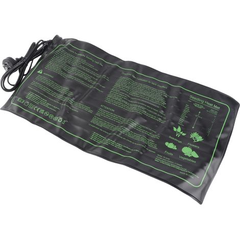 Esterilla térmica impermeable de 17,5 W para plántulas, flores, frutas y verduras. Ideal para la germinación y propagación de semillas (50 x 25 cm). Esterilla térmica hidropónica para jardinería de in (1/5)