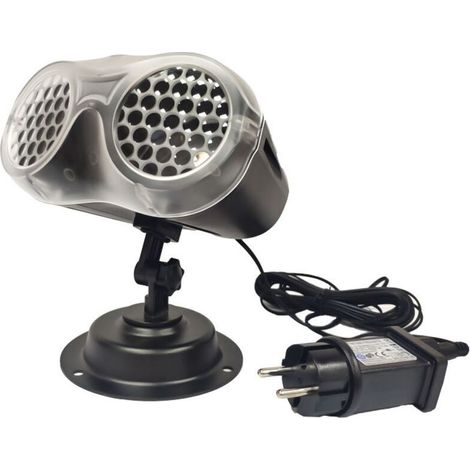 Projecteur de Neige Intérieur et Extérieur Éclairage de Projecteur de Flocon de Neige IP65 Étanche Lampe Décorative pour Jardin, Maison, Mariage, Soirée, Noël, Fêtes (1/5)