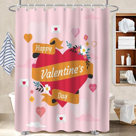 Rideau de douche imperméable en polyester 180x180 poids aux ourlets rideau étanche pour cacher un carrelage un peu vieillot (1/5)