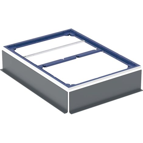 Geberit Duofix Installationsrahmen für Duschfläche 110–140 cm, für sieben Füße: 110x80cm, (1/4)