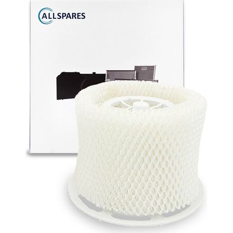 Filtro de humidificación AllSpares para humidificadores Philips HU4136/10 (128 x 168 x 40 mm)