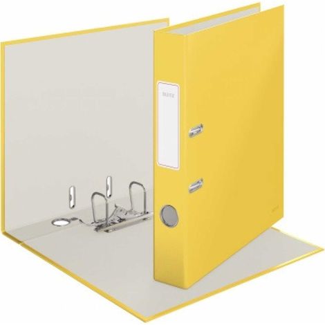 LEITZ Ordner Leitz Cosy 50mm DIN A4 Werkstoff: Pappe recycelt Material der Kaschierung außen:Papier laminiert Material der Kaschierung innen: Papier gelb (1/5)