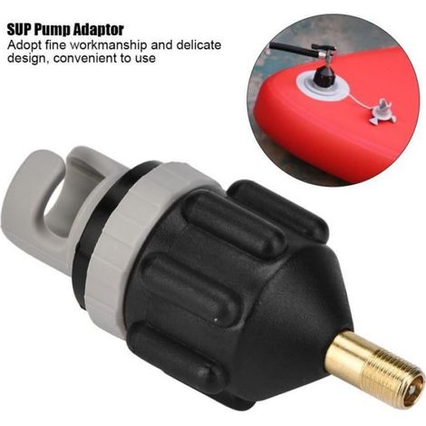 Adaptateur de pompe SUP - HEN - Buse en caoutchouc - Compatible avec compresseur - Gonflage rapide (1/4)