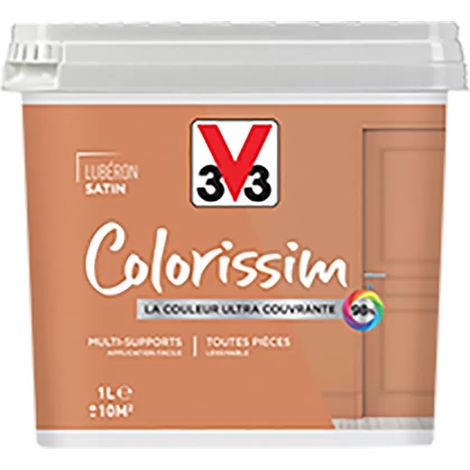 Peinture Multi-supports V33 Colorissim Satin Luberon 1 L (1/4)
