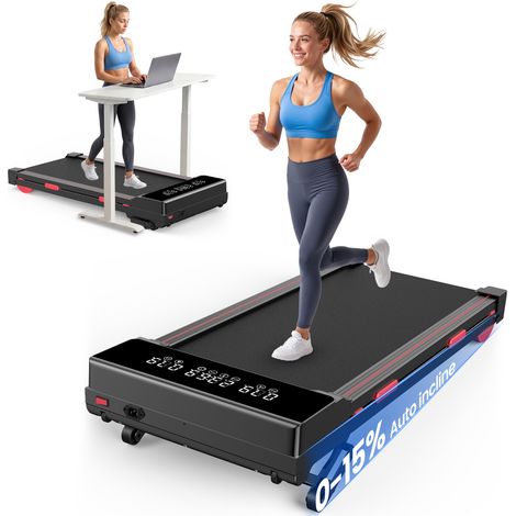 Cinta de correr doméstica – Inclinación de 15 % – Velocidad 1-10 km/h – Motor de 2,5 HP – Conectividad con aplicación – Superficie de carrera 40x100 cm – Pantalla LED – Carga máxima 150 kg (1/5)