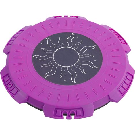 Disque pivotant pour taille sport multifonction, plateau d'équilibre silencieux pour fitness et modelage corporel, équipement d'exercice pour bureau ou maison, couleur violet.