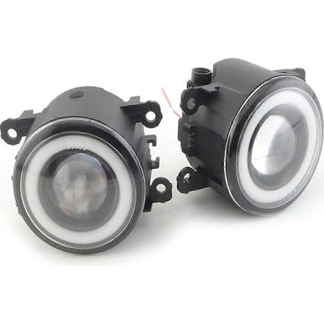 Compatible avec les phares antibrouillard à LED et les feux de jour angel eyes Forester 2014-2016 (paire), lentilles LED, blanc. (1/5)