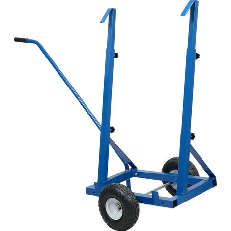 Piattaforma de trasporto de 200 kg, 2 pneumatici, carrello de trasporto de