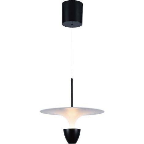 V-TAC VT-7832 LED-Kronleuchter 9 W höhenverstellbar Modernes Design 173 cm Schwarz-weißes Licht 3000 K – 23101 (1/5)