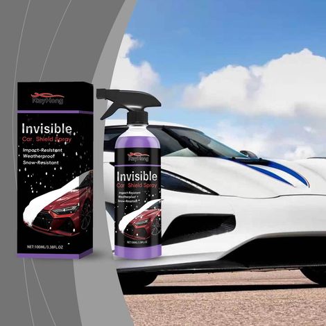 Car Invisible Coating Protective Spray, Household Car Surface Heavy Oil Stain Cleaner Foam Detergent -- 100ml (1/5)