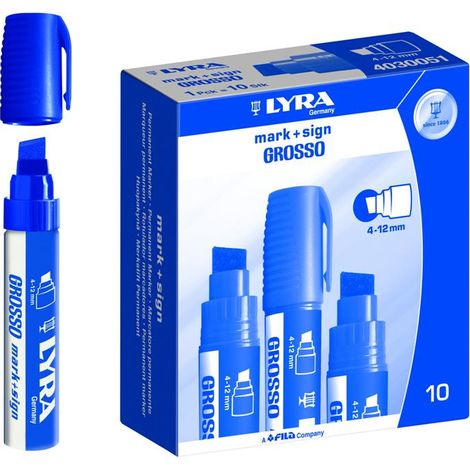PENNARELLO INDELEBILE mm 4/12 BLU 4030 LYRA