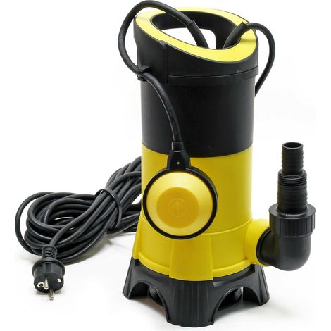 Pompa per acque reflue 7500l/h 400 watt pompa sommersa costruzione drenaggio giallo 160000619