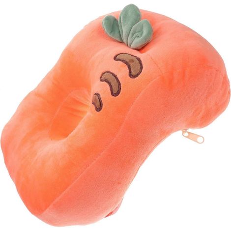 Oreiller de repos, oreiller pour les mains, oreiller triangulaire pour les oreilles, oreiller de sieste, oreiller donut, oreiller donut en forme de légume pour enfants, tapis de bureau, oreiller de si (1/5)