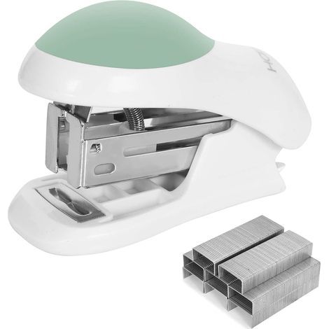 Mini Agrapheuse, Agrapheuse Avec Agraphes, Agrafeuse Bureau 24/6, Agrafe, Mini Agrafeuse,Stapler Mini,mini Agrafeuse De Poche, Pour Étudiants, Travail, Famille, Documents (Vert) (1/5)