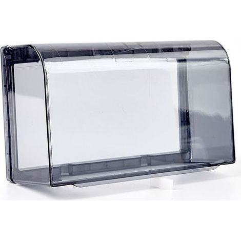 type 118 Cache Prise Étanche Double Position Adhésif Boîtier Protecteur Résistant Aux Éclaboussures Pour Sécurité Domestique Salle De Bain Cuisine (1/3)