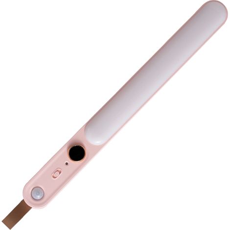 Lampe de chevet à détecteur de présence LED barre lumineuse aimantée sensorielle pour chambre couloir tente camping rose (1/4)