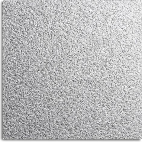 Dalle de plafond 50 x 50 cm, lot de 2 paquets (soit 4 m²) pour décoration intérieure plafond (1/5)