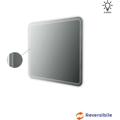 Specchio illuminazione led con disegno lavorato Made in Italy 54352 (1/4)