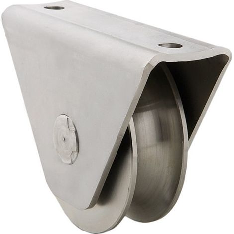 PULEGGIA IN FERRO CON CASSA 80X20 MM.