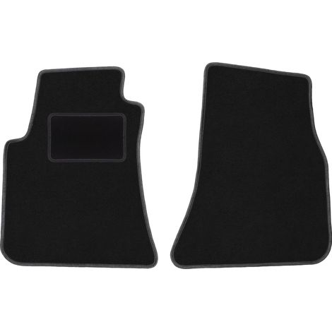 Alfombrillas delanteras negras para: Dodge Challenger III coupé (2008-)