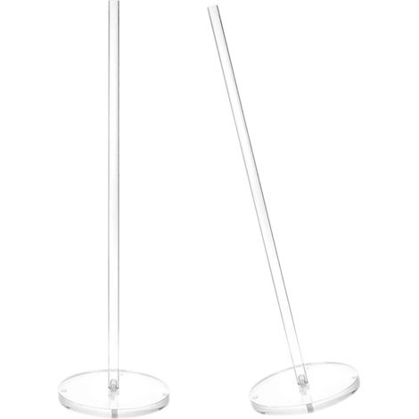 Porte-papier toilette sur pied en acrylique PRETYZOOM, lot de 2 (1/5)