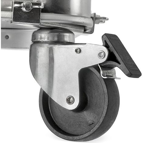 Jeu de roulettes STIER pour caisses en aluminium STIER
