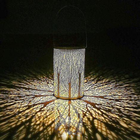 Lanterne solaire de jardin, lampe LED marocaine pour arbre, lanterne d'extérieur, étanche IP44 (1/5)