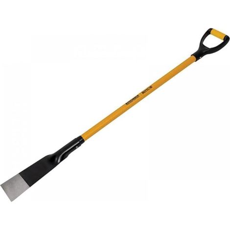 Roughneck THE MUTT PRO ROU88030 - Raschietto multiuso per demolizione, in fibra di vetro, 100 mm, colore: Giallo