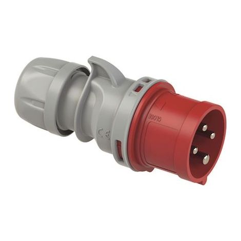 fiche mobile - droite - 32a - 3p+t - 380/415v - ip44 - easy - bizline 701101