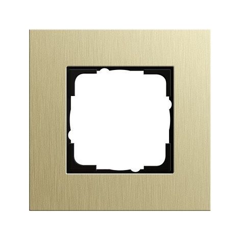 GIRA CADRE DE FINITION 1 0211217 ALUMINIUM/HELLGOLD ESPRIT CADRE DE FINITION 4010337015710