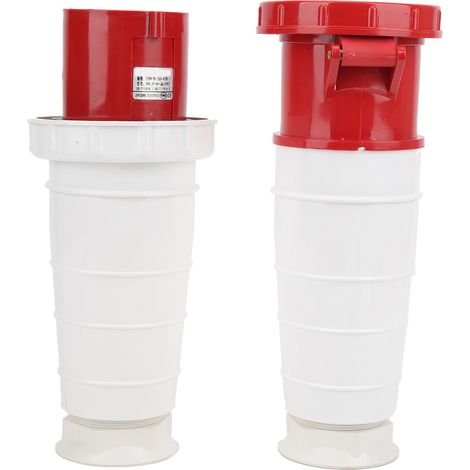 Prise industrielle étanche IP67 380415V 125A 5 broches 3P + N + E pour chemin de fer de Tunnel d'aéroports