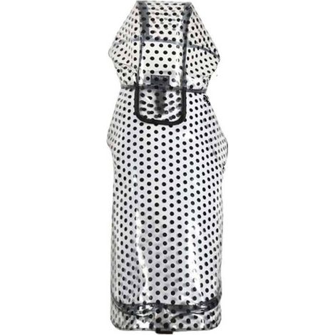 32 cm: Cirè Muster Polka-Dot Mackintosh mit Kapuze für Hunde (1/4)
