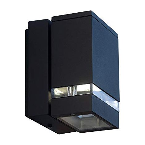 Lutec Focus Lampada da Esterno a LED Integrato 3.8 W, Grigio Antracite, 15 x 11 cm (1/3)