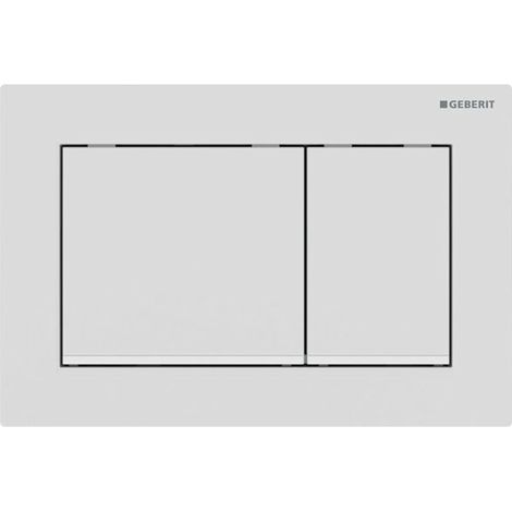 Geberit Omega20 Plaque de déclenchement, pour rinçage à 2